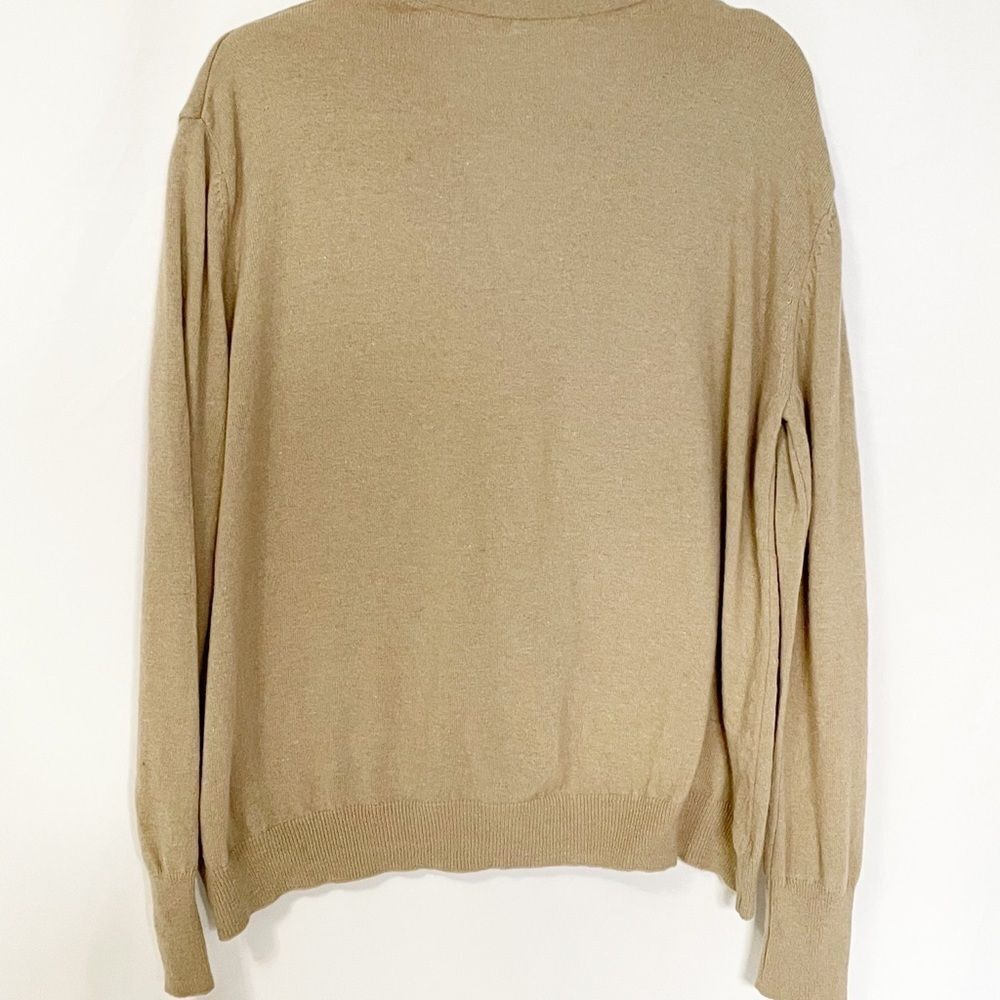 Pen Beige Lightweight V Neck Cardigan XL - Picture 6 of 8